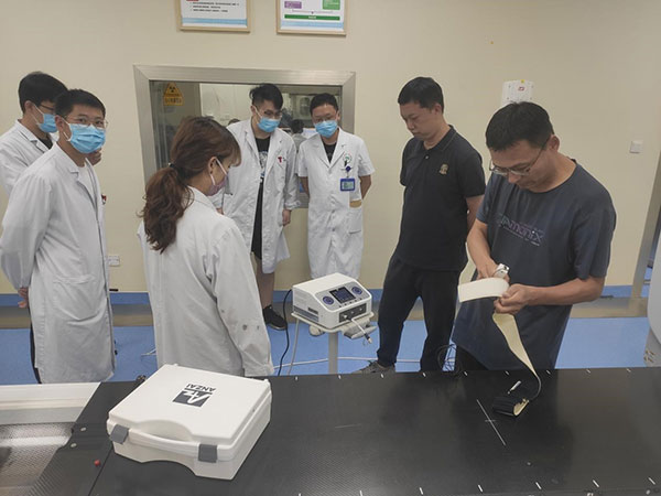 医学装备保障部组织肿瘤放化疗科进行新装呼吸门控系统临床科室培训 医学装备保障部组织肿瘤放化疗科进行新装呼吸门控系统临床科室培训